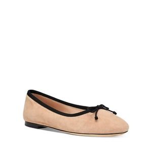 Kate Spade New York Honey Women Light Fawn Suede Slip On Ballet Flat Size US 6 B